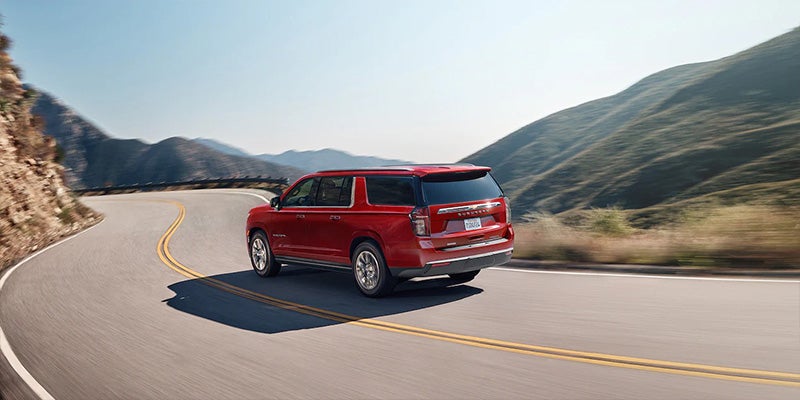 2021 Chevrolet Suburban driving
